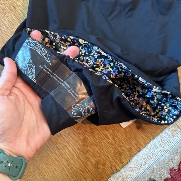 PRANA {NWT} Women's Reversible One-Piece Swimsuit XS | floral / black - Picture 6 of 6